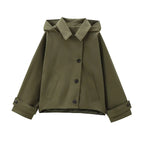 Oversized Hooded Utility Jacket