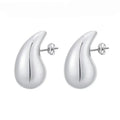 Glossy Dome Teardrop Earrings